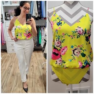 NWT Express Floral Bodysuit